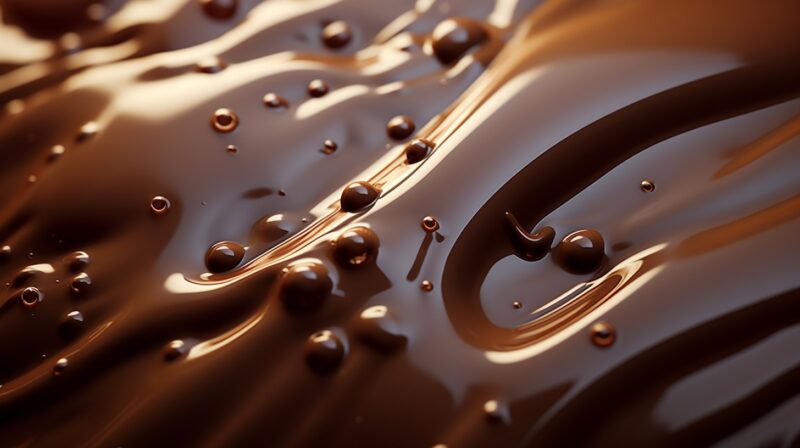 Richart melted chocolate